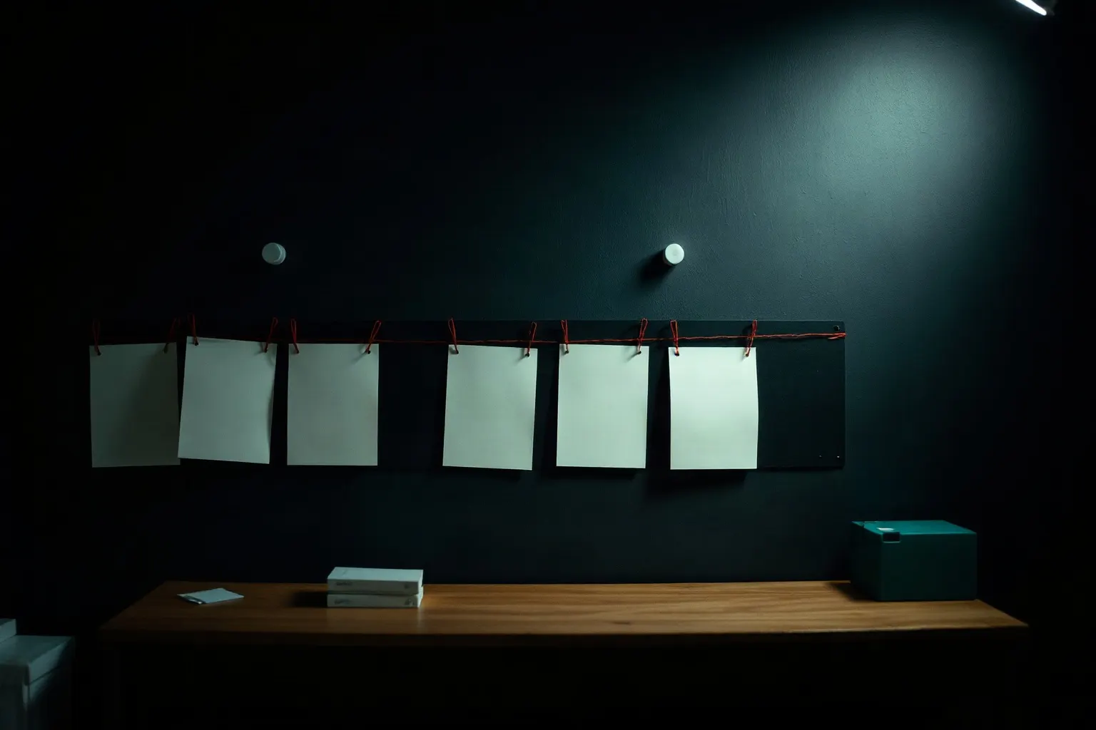 A pinboard of blank index cards — illustration for Keyword research for ecommerce