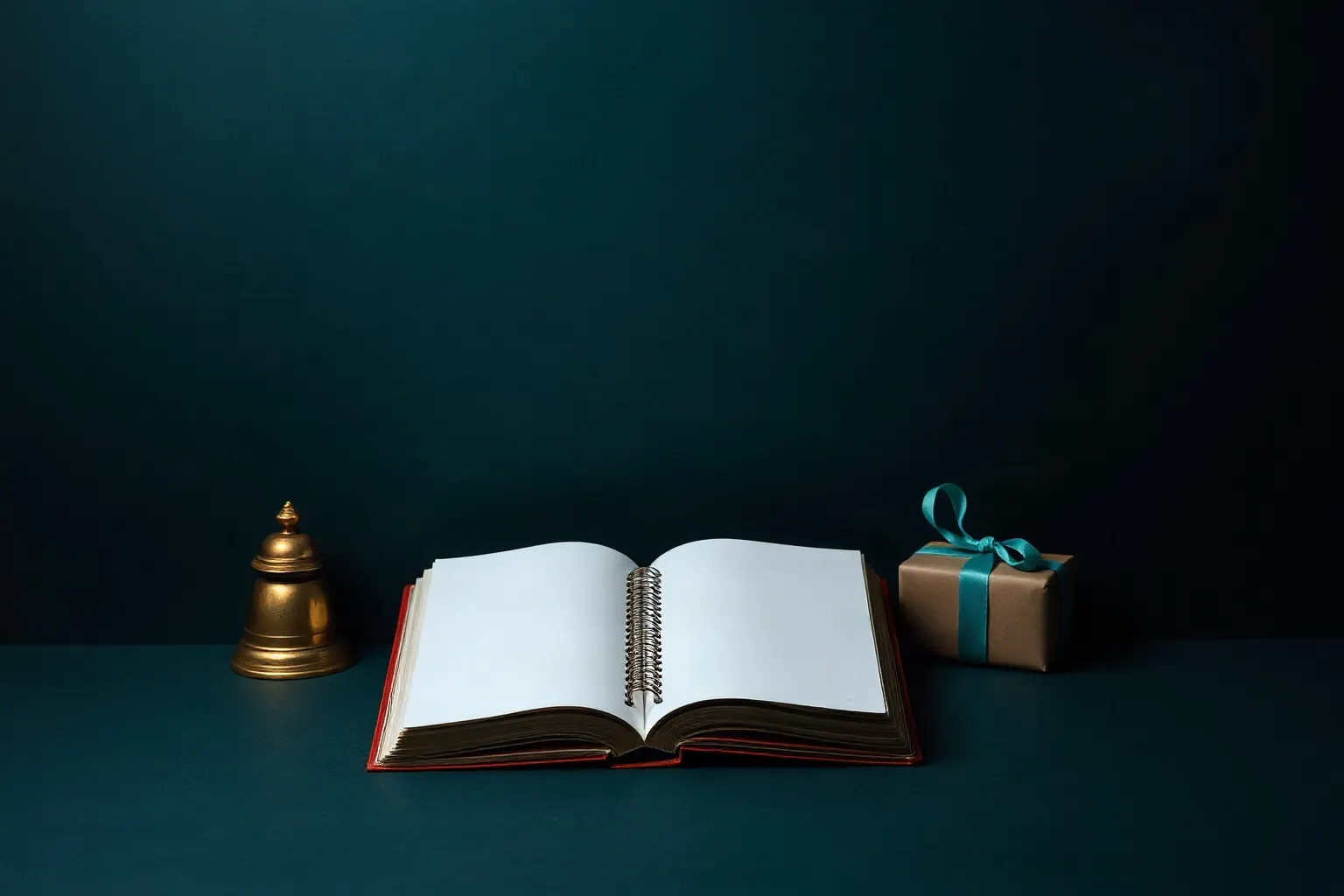 A service counter with a brass bell — illustration for SEO-Dienste für Shopify
