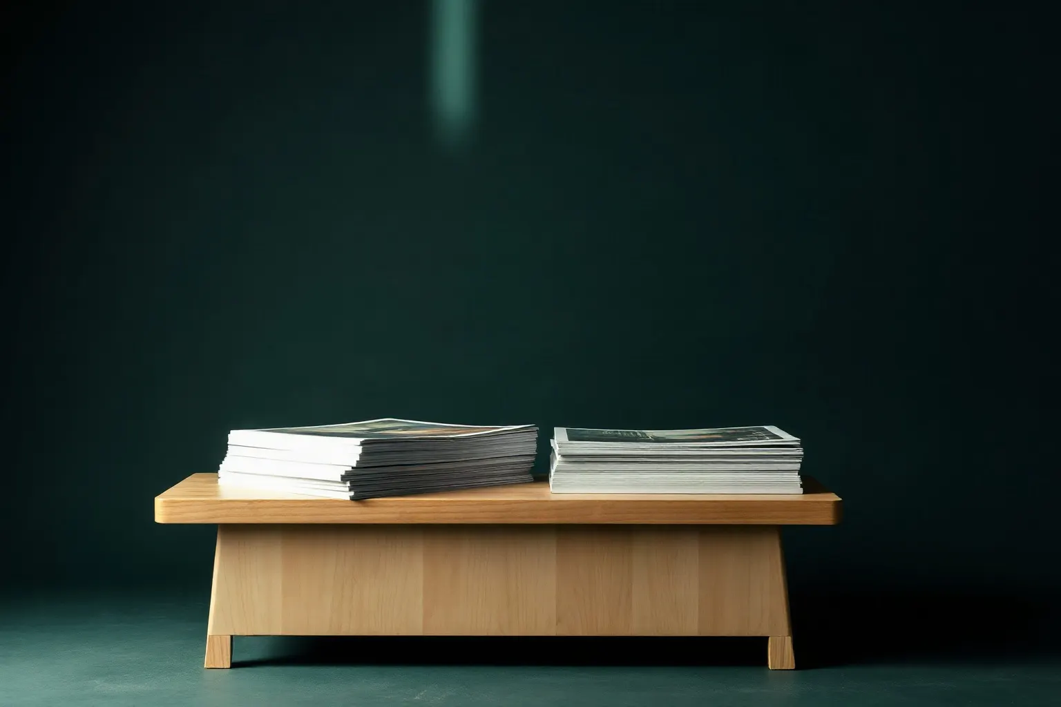Two stacks of photographic prints on a bench — illustration for TinyIMG-Alternative für Shopify